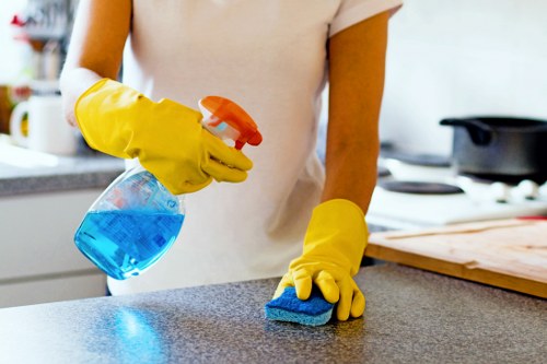 Stairwell and landing cleaning in a shared Camden property