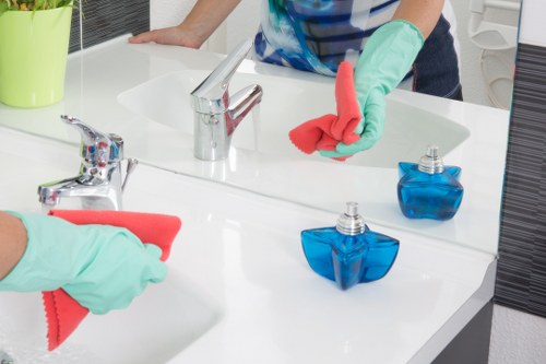 Deep kitchen and bathroom cleaning included in move out cleaning in Camden