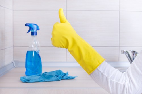 Office cleaning service in a Camden commercial building