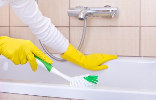 Professional carpet cleaning equipment ready for a booked service
