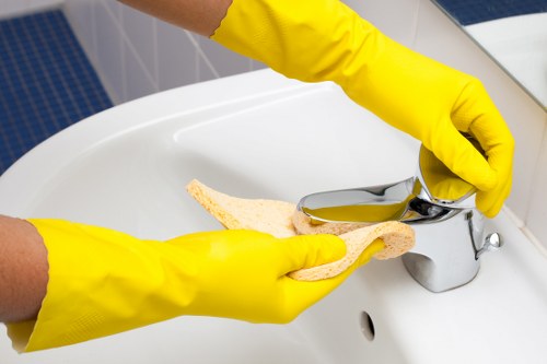 Kitchen and bathroom deep cleaning in a Camden property